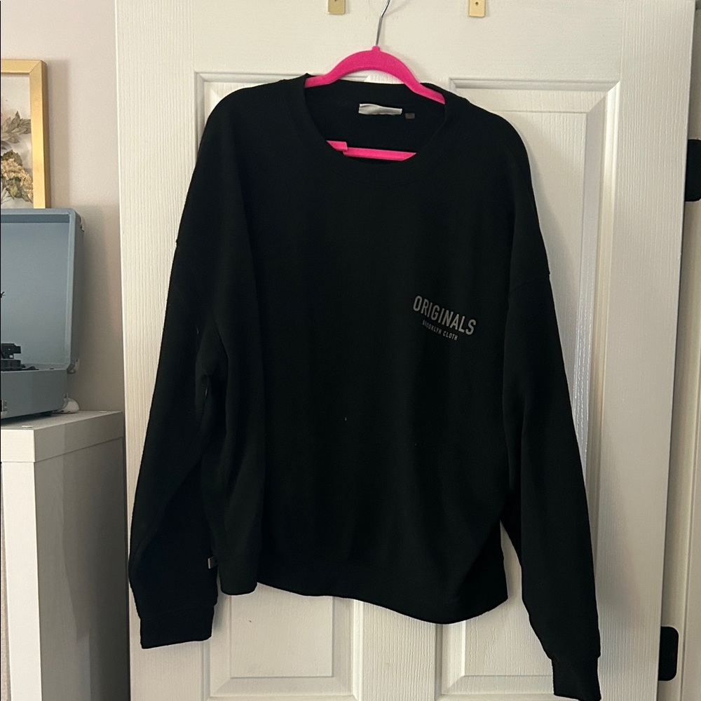Brooklyn Cloth Black Crewneck Sweater